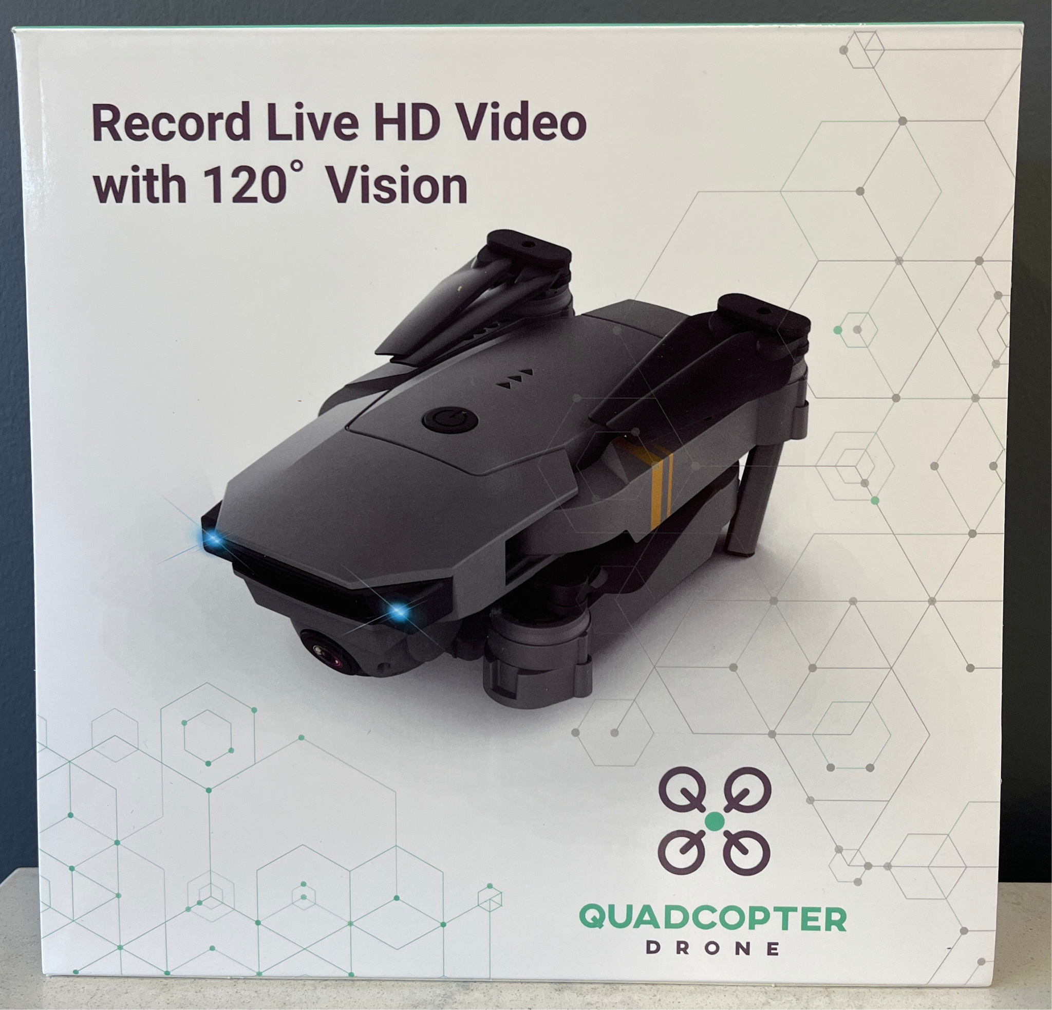 Drones with Camera for Adults Kids, Foldable RC Quadcopter, Helicopter Toys, 1080P FPV Video Drone for Beginners, 2 Batteries, Carrying Case, One Key Start, Altitude Hold,Headless Mode,3D Flips