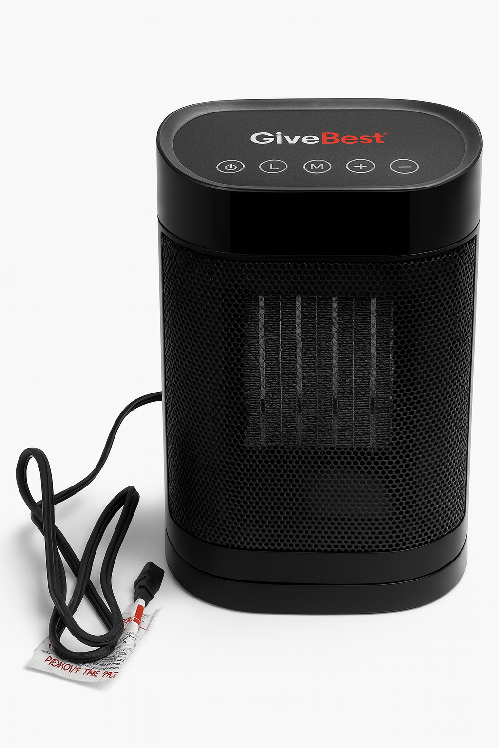 GiveBest Portable Electric Space Heater, 1500W Electric Heater with Digital Thermostat, Fast Safety Heating,12H Timer, Quiet Portable Heater for Indoor Use, Office