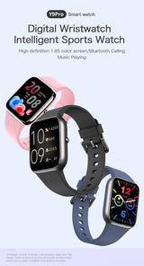 Y9 Pro Smart Watch 1.85" HD Touchscreen Bluetooth Calling IP67 Waterproof Fitness Tracker with Blood Sugar Monitoring