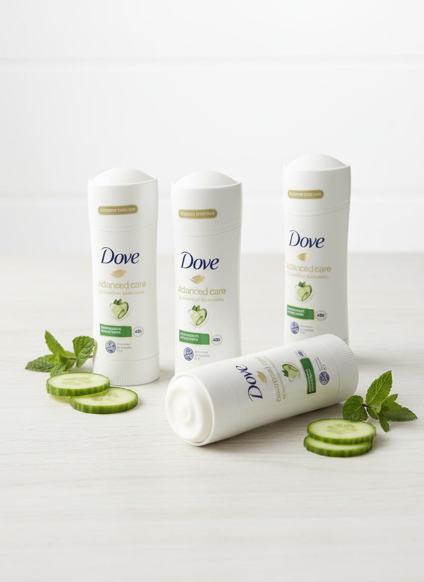 Dove Advanced Care Antiperspirant Deodorant Cool Essentials – 4 Pack