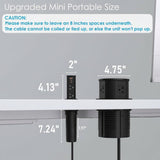 Annquan 2 Inch Space Saver Pop Up Countertop Outlet with PD20W USB Ports and Dual AC Outlets